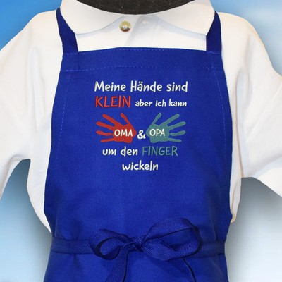 Original Südtiroler Kinder-Bauernschurz ''Mein Hände sind klein...''