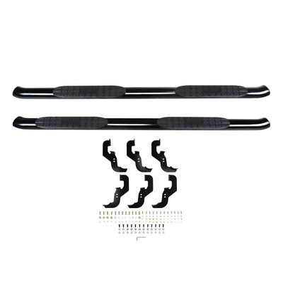 Westin 21-24135, Pair Step Bars Driver Passenger Side Pro Traxx Steel Crew Cab