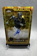 2024 Topps Gilded Collection - Chrome Gold Autographs Jazz Chisholm #CGA-JCJ /99