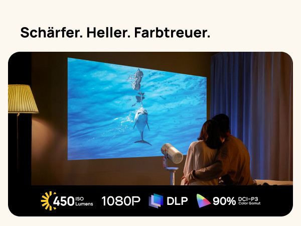 XGIMI MoGo Set di 4 Proiettori con Batteria, Smart Outdoor Home Theater con Supporto PowerBase foto 3