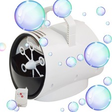 Automatic Bubble Machine Blower Maker Kids Indoor Outdoor Party Toy White New