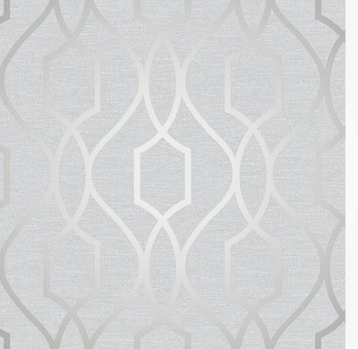 Silbergrau Tapete Geometrische Marmor Streifen Metallisch Glitzer Fine Decor