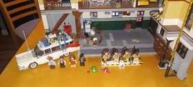 LEGO Ghostbusters Firehouse Headquarters 75837 and Ecto 1 21108