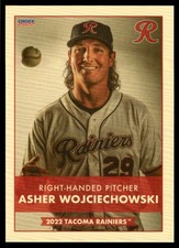 2022 Asher Wojciechowski Choice Rookie Minor League Card Tacoma Rainers