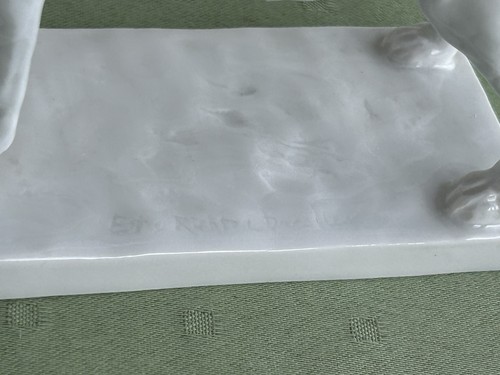 Schöne Meissen Figur als Wachender Hund - Bild 15 von 16
