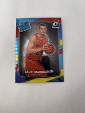 2017-18 Donruss Optic Rated Rookie Lauri Markkanen #159 Red & Yellow SP RC Jazz