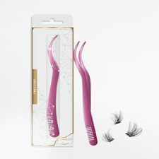 1 Lash Tweezer with b, Eyelash Extens, Stainl Steel Elbow