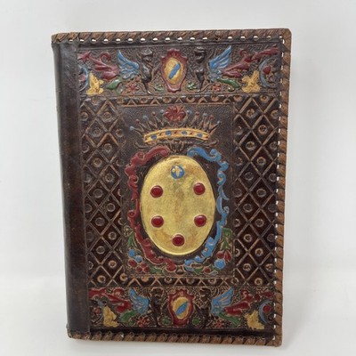 Wonders of Italy 1946 The Medici Art Series Embossed Leather Binding