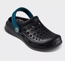 Joybees Kids' Dylan Slip-On Clogs - Black/Cascade - CHOOSE SIZE