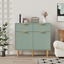2 Door 2 Drawer Buffet Cabinet,Accent Storage Sideboard Cabinet,Organiser Unit