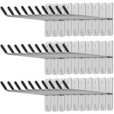 30pcs Wall Mounted Hook Heavy Duty Metal Single Hooks Home Storage Organizer ...
