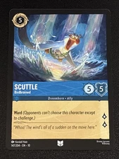 Disney Lorcana Whispers in the Well Scuttle-Birdbrained 147/204 NM