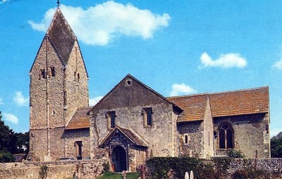 Postcard Place of worship Church Medieval architecture Chapel Spire AA16445