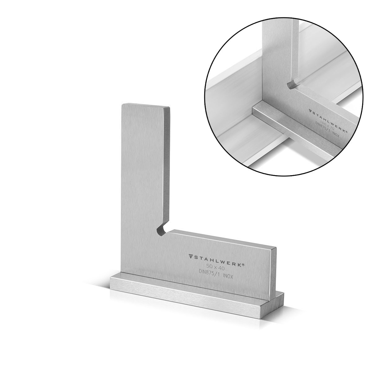 STAHLWERK stop angle 90° 50 x 40 mm DIN 875 1 locksmith angle angle stop