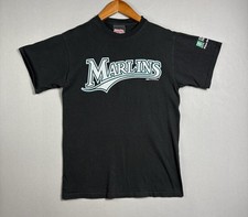 Vintage Y2K 2008 Florida Marlins Baseball Tee Jersey Shirt Andrew Miller #23 M