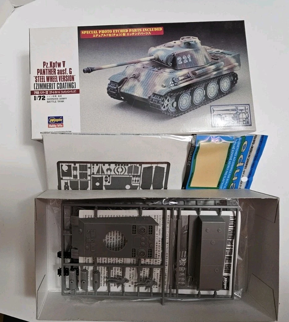 Maquette Hasegawa 1/72 – Char Pz.Kpfw V – NB 31140 – Neuf Sous Blister