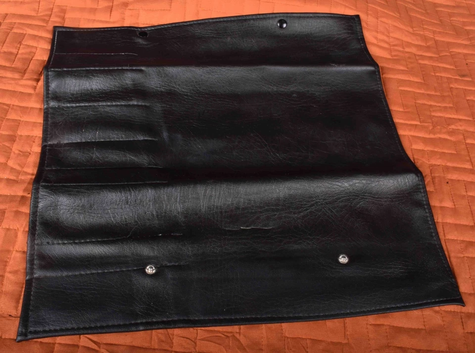 Porsche 911 1978-87 Black Tool Bag Roll with Snaps turbo 911SC 930 Carrera - Image 3 of 4