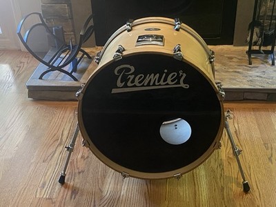 Premier Artist Birch 22  x 16  Natural Bass Drum. England. 