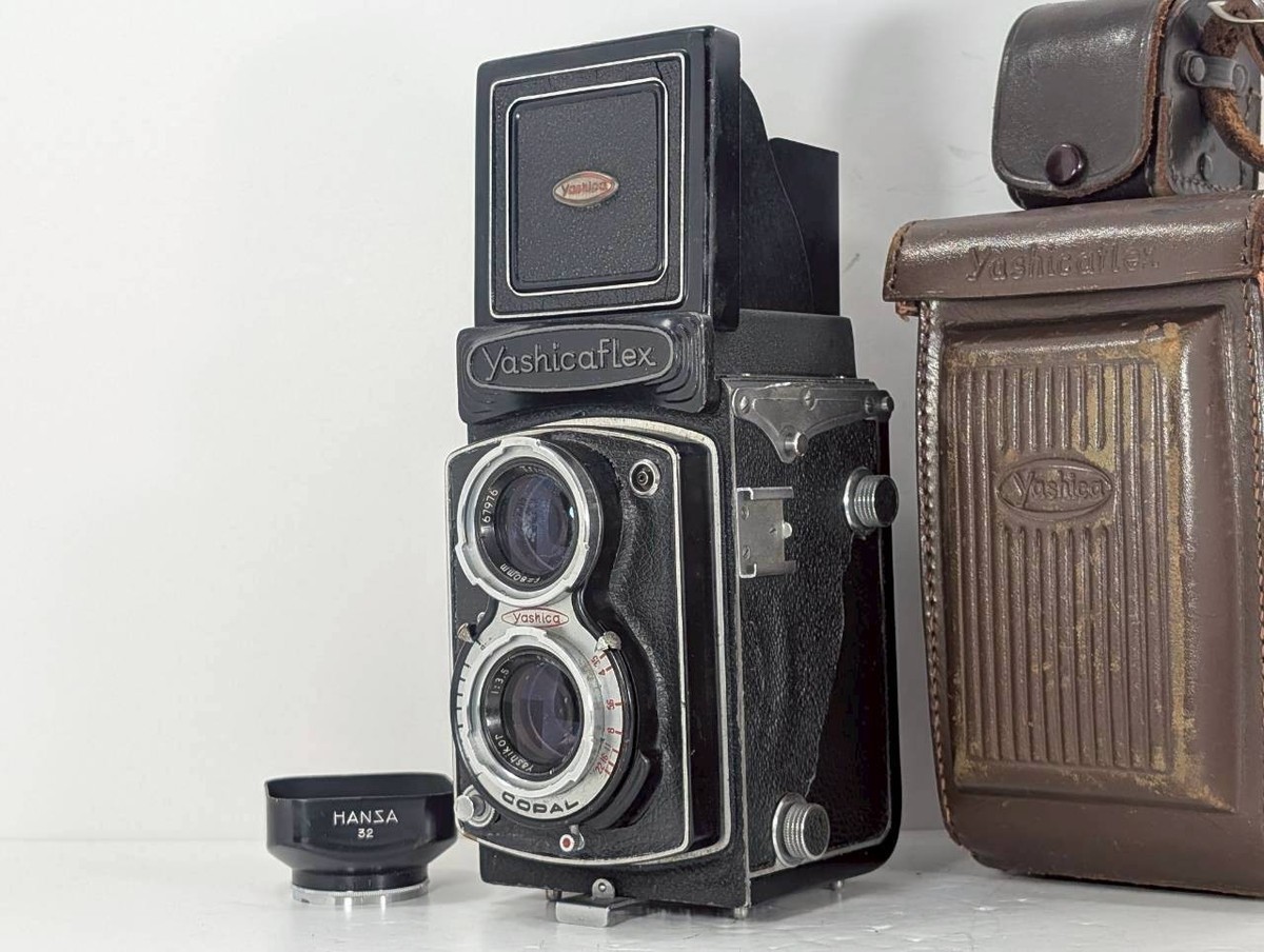 Exc+4] Yashica Yashicaflex Model C TLR 6x6 Film Camera 80mm f/3.5