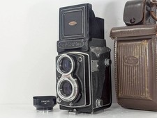  Exc 4 Yashica Yashicaflex Model C TLR 6x6 Film Camera 80mm f/3.5 from JAPAN
