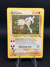 Hitmonlee 7/62 Fossil Holo HP on eBay