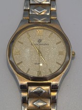 Mens Louis Jourdan Quartz Water Resistant Watches JAPAN Untested.