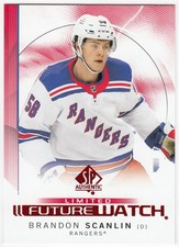 2024-25 Upper Deck SP Authentic Future Watch Limited Red BRANDON SCANLIN #156 RC