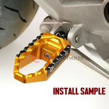 Touring Gold Anti Slip Front Foot Pegs For Shiver 750 07-12 13 14 15 16 17