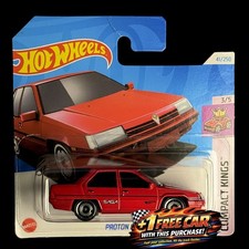 Hot Wheels Proton Saga 2024 - Red - Short Card