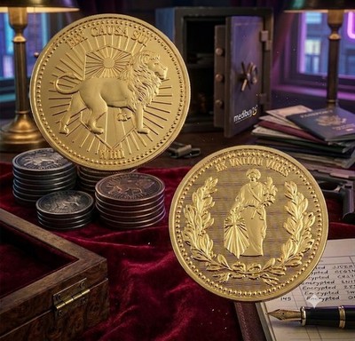 Goldmünze Coin für John Wick Fans mit Münzkapsel Gold Münze Geschenk Neu