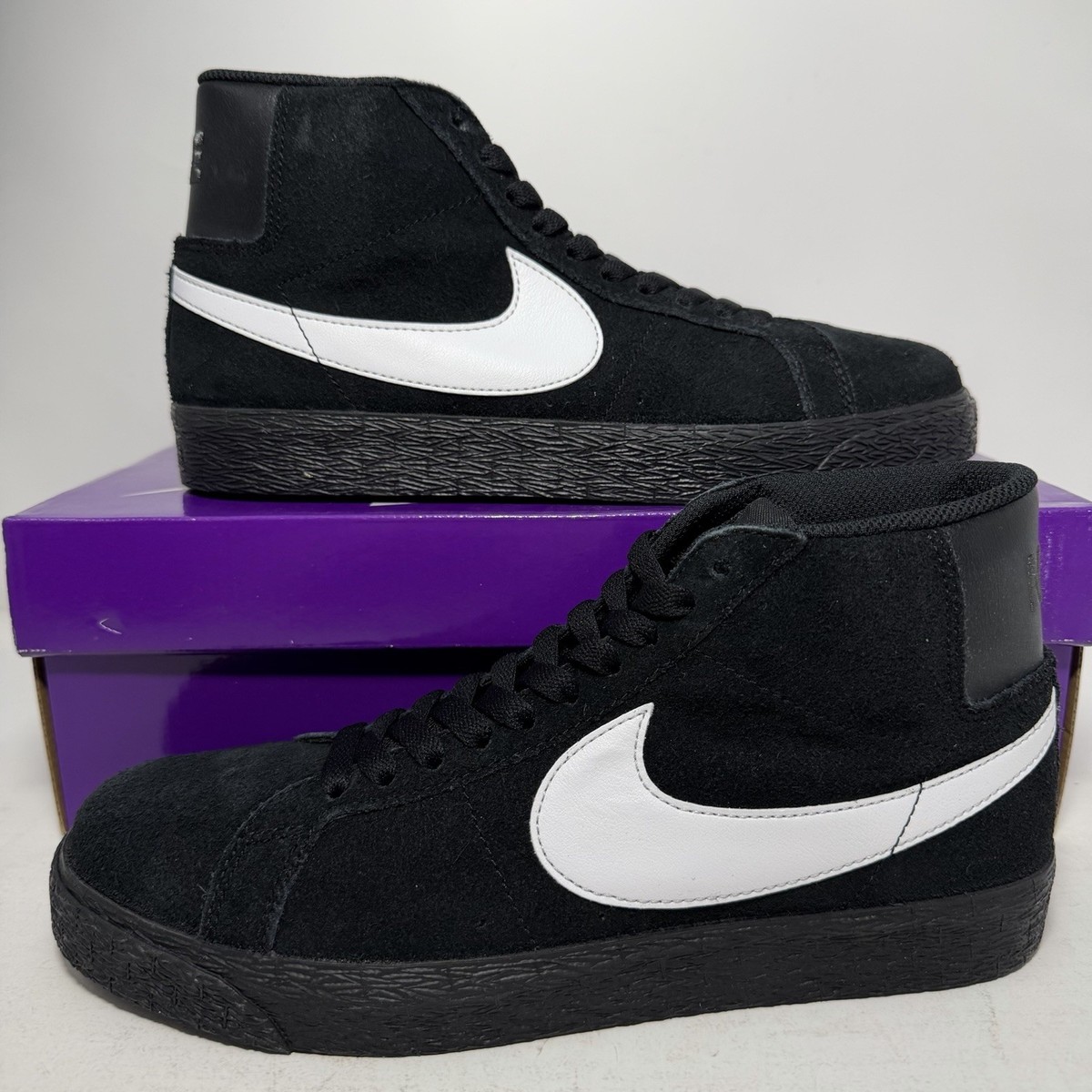 Nike SB Zoom Blazer Mid Black White Men's Sizes 864349-007 BRAND