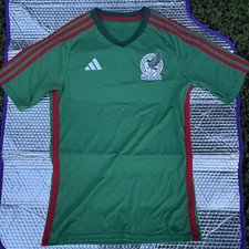 adidas Mexico National Team Soccer Jersey Green Red Size Small Unisex