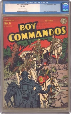 Boy Commandos #6 CGC 7.5 1944 0004222005