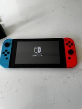 Nintendo Switch Console HAC-001 32GB Neon Blue Red Joy-Con + Dock Tested