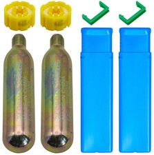 2-3 Pack PFD 24/33 Grams CO2 Cartridge Cylinder 1/2-inch Thread for Inflatabl...