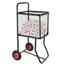 Baseball Carry Cart with Wheels 300 Ball Capacity Heavy-Duty Portable Storage