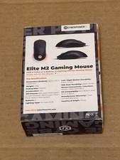 Cyberpower PC Elite M2 Wired Black Gaming Mouse RGB 6-Color 6 Buttons