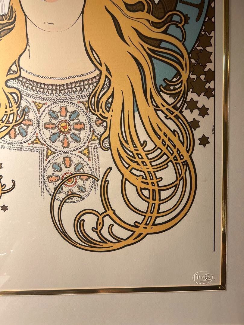 保証書あり　Alphonse Mucha サラ・ベルナール アルフォンス・ミュシャ ≪サラ・ベルナール≫ 1896年 ｜絵画