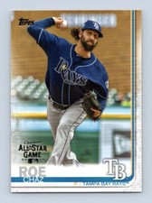 2019 Topps ASG Foil Stamp #405 Chaz Roe Tampa Bay Rays