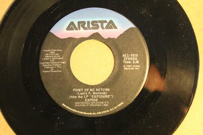 EXPOSE---POINT OF NO RETURN   (1987 TOP SONG)