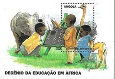 Timbre Oiseaux Angola BF38 ** (71678EV)