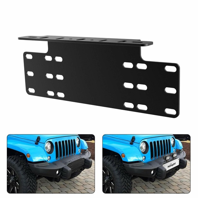 License Plate Mount Bracket Mounting Bracket Holder for OffRoad LED