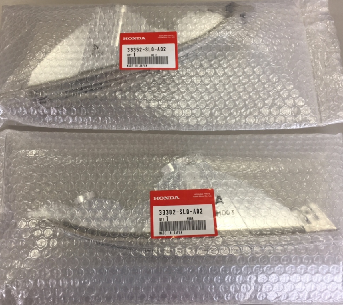 HONDA ACURA GENUINE OEM NSX R NA 1 2 FRONT TURN LIGHT CLEAR LENS