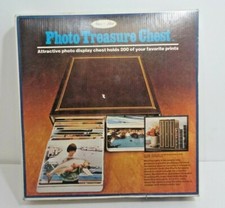 Sears Vintage PHOTO TREASURE CHEST Album Book Case Holds 200 3x5 Pictures