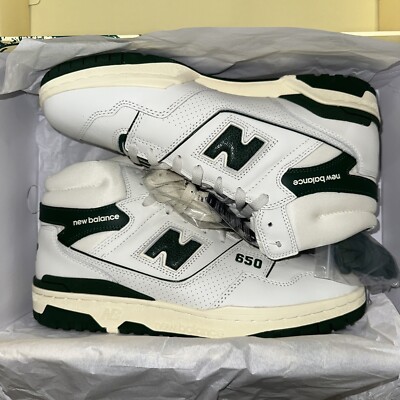 New Balance 650R Aime Leon Dore Green And White Size 12 Brand New BB650RL1