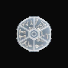 CAMVATE 1/4" &3/8"&M5 Thread Screw Nuts Assortment Kit For DSLR Cage Rig(16 pcs)