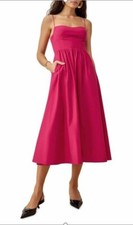 Pink Reformation Strap Dress