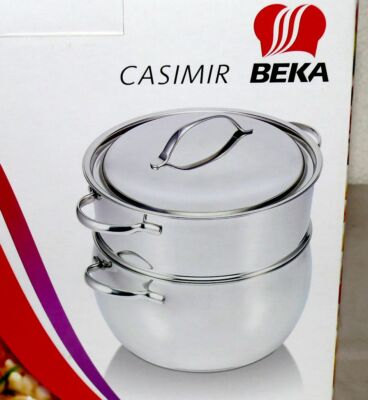Beka Line A16023838 Casimir Couscoustopf gewölbte Form Deckel Edelstahl 24cm 7L