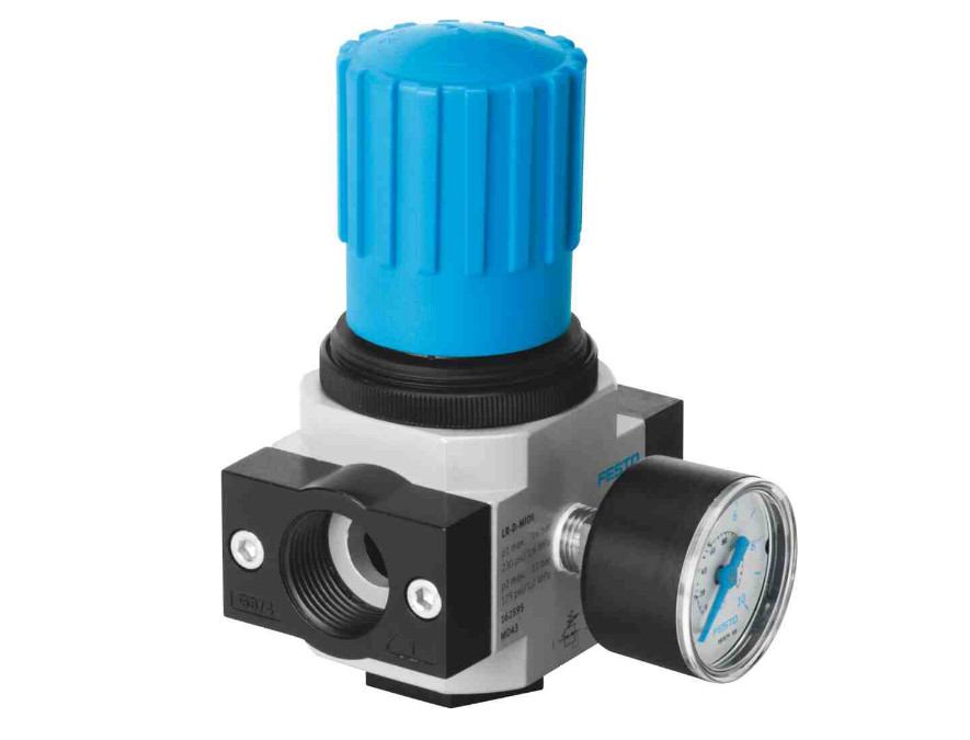 Festo LR-1/4-D-MINI 159625 Pressure Regulator New