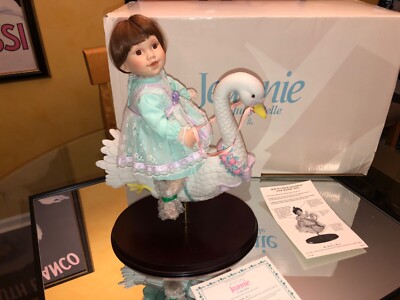 The Danbury Mint Jeanne by Judy Belle #A1943 Carousel Kids Collection NEW!,BOX++